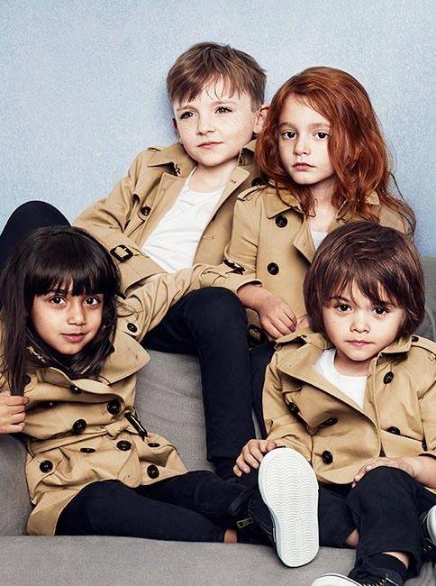 burberry kids trench