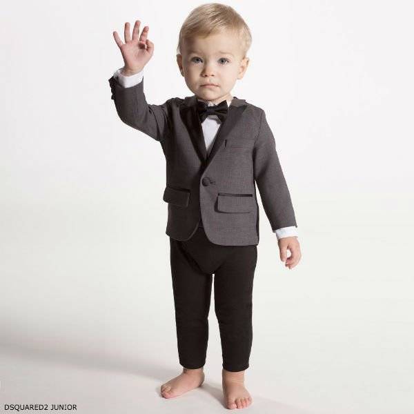 DSQUARED2 Baby Boys Tuxedo Baby Suit