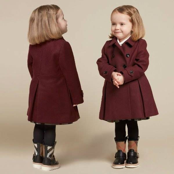 girls burberry coat