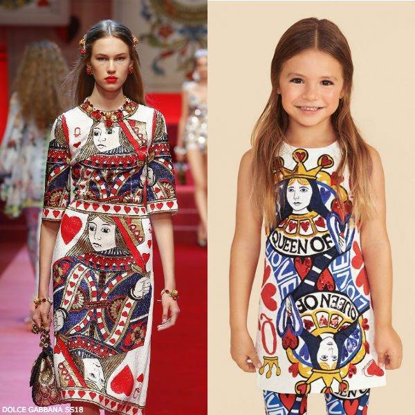 dolce and gabbana queen of hearts dress