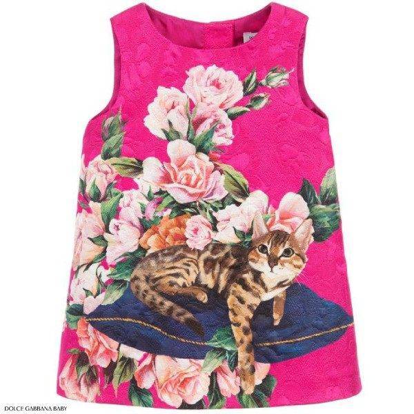 dolce gabbana cat dress
