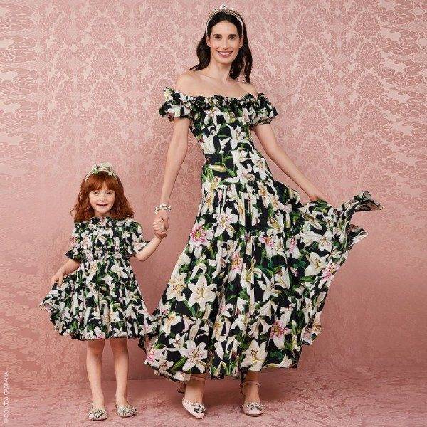 dolce and gabbana lily print
