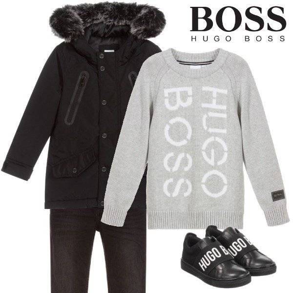 boss parka coat