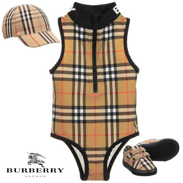 burberry baby swimsuit