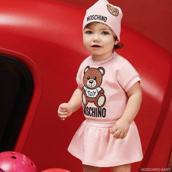 Moschino Kids Teddy Bear Logo T-Shirt - Orange – Mom Loves Me Children  Boutique