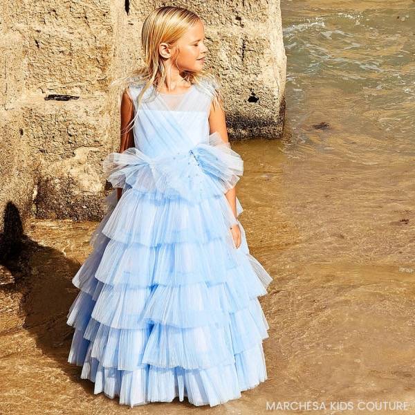 Disney Elsa Blue Dress Outfit for Girls - Frozen Gown Online