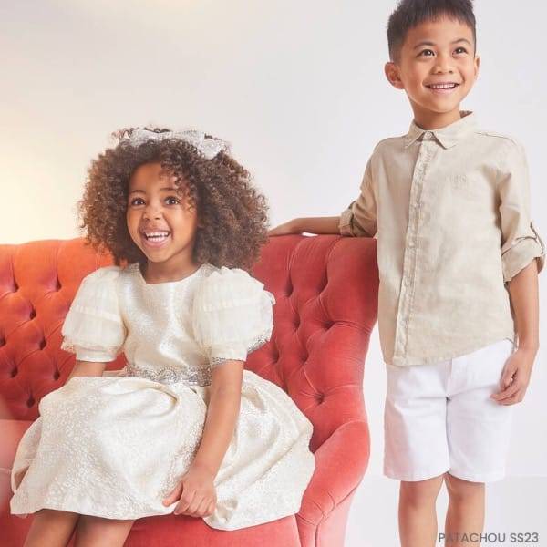 Buy Blue Cotton Bandhgala And Pant Set For Boys by Little Boys Closet by  Gunjan Khanijou Online at Aza… | Kids party wear dresses, Kids dress  collection, Kids dress