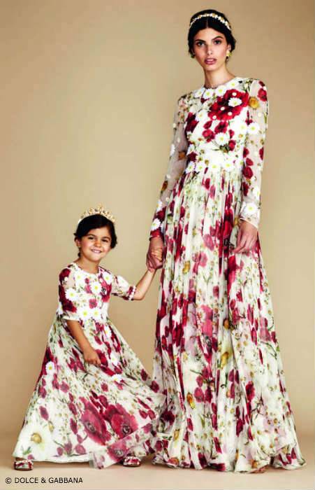 Dolce & Gabbana Girls Mommy & Mini Me Evening Bambina Gown Collection -  Dashin Fashion