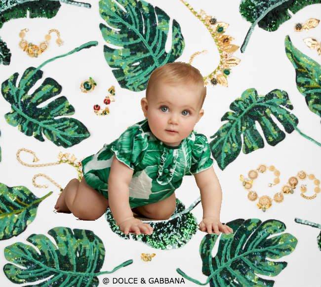 Dolce & Gabbana Girls Mini Me Banana Leaf Trend - Dashin Fashion